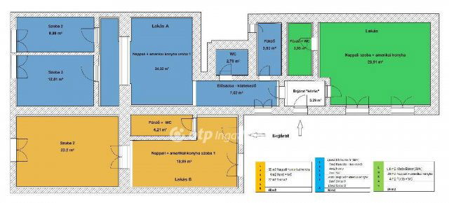 Eladó téglalakás, Budapesten, VI. kerületben 179 M Ft