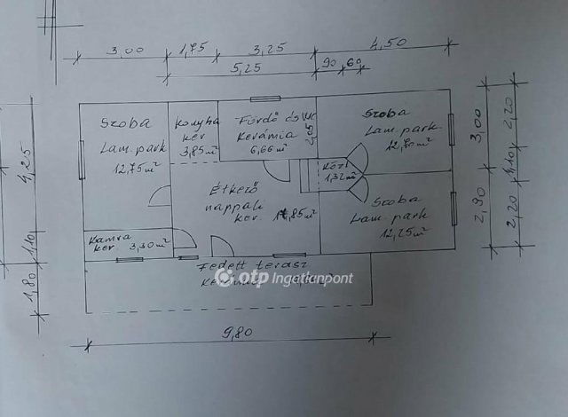 Eladó családi ház, Nyírpazonyon 57.9 M Ft, 3 szobás