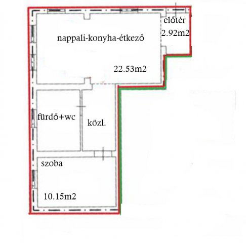 Kiadó téglalakás, albérlet, Érden 240 E Ft / hó, 2 szobás