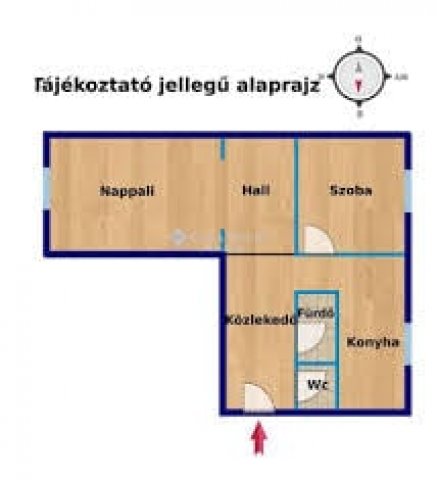 Eladó panellakás, Győrött 39.5 M Ft, 2 szobás