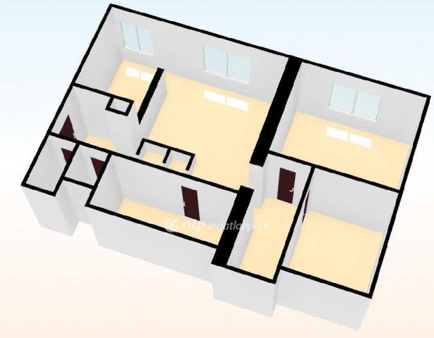 Eladó panellakás, Tökölön 48.8 M Ft, 1+2 szobás