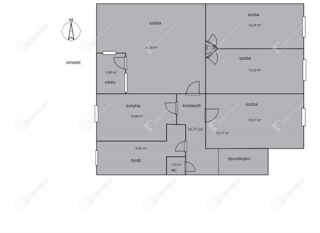 Eladó téglalakás, Nagykanizsán 64.5 M Ft, 6 szobás