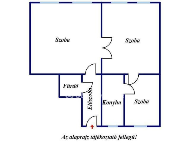 Eladó téglalakás, Szegeden 62.9 M Ft, 3 szobás