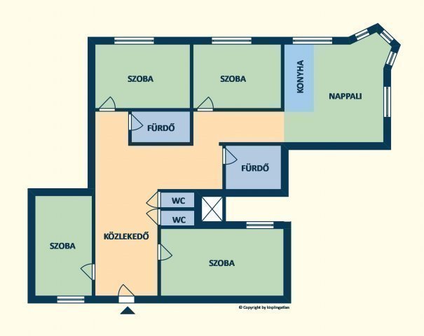 Eladó téglalakás, Budapesten, VII. kerületben, Rózsa utcában