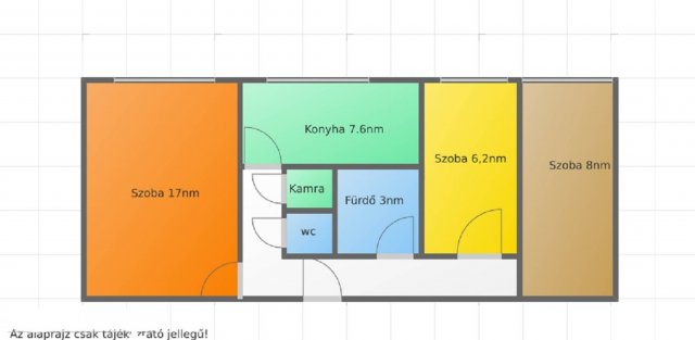 Eladó téglalakás, Salgótarjánban 16.99 M Ft, 3 szobás