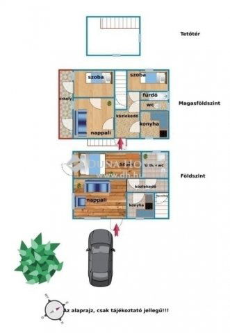 Eladó családi ház, Vácon 104.99 M Ft, 6 szobás