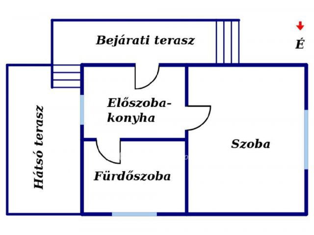 Eladó családi ház, Tardonán 10.9 M Ft, 1 szobás