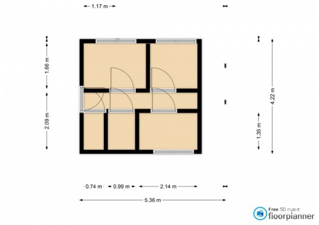 Eladó családi ház, Hódmezővásárhelyen 48.5 M Ft, 3 szobás