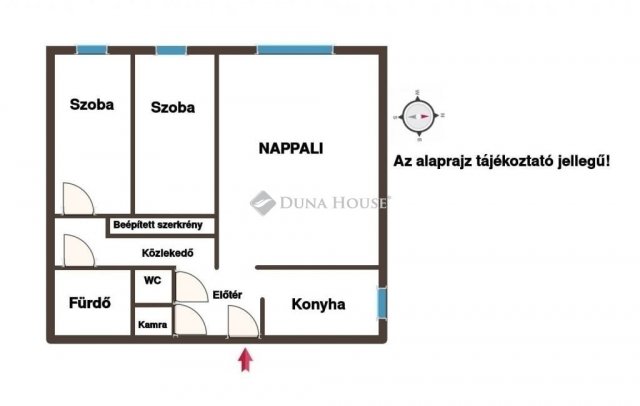 Eladó panellakás, Budapesten, IV. kerületben 73.5 M Ft, 3 szobás