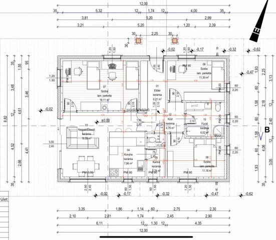 Eladó családi ház, Kulcson 91.9 M Ft, 4 szobás
