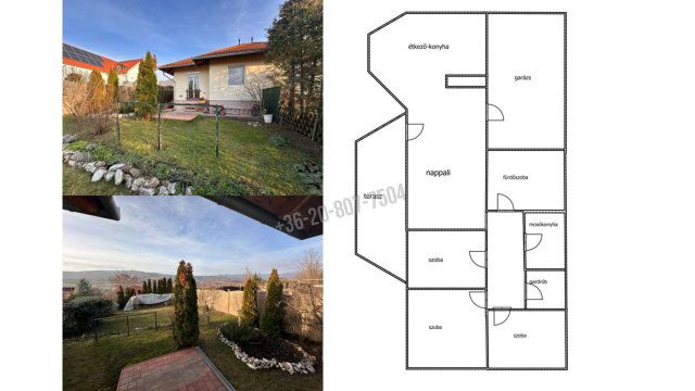 Eladó ikerház, Felsőtárkányban 104.9 M Ft, 4 szobás