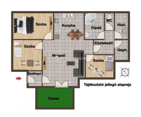Eladó ikerház, Jászberényben 54.99 M Ft, 4 szobás