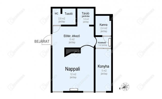 Eladó üzlethelyiség, Sajószentpéteren 11.9 M Ft, 1 szobás