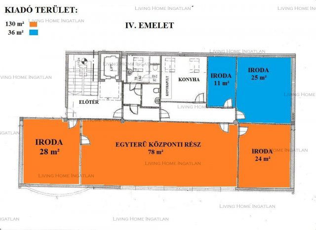 Kiadó iroda, Budapesten, XIII. kerületben 547 E Ft / hó, 5 szobás