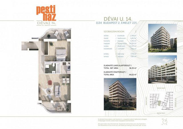 Eladó téglalakás, Budapesten, XIII. kerületben, Dévai utcában