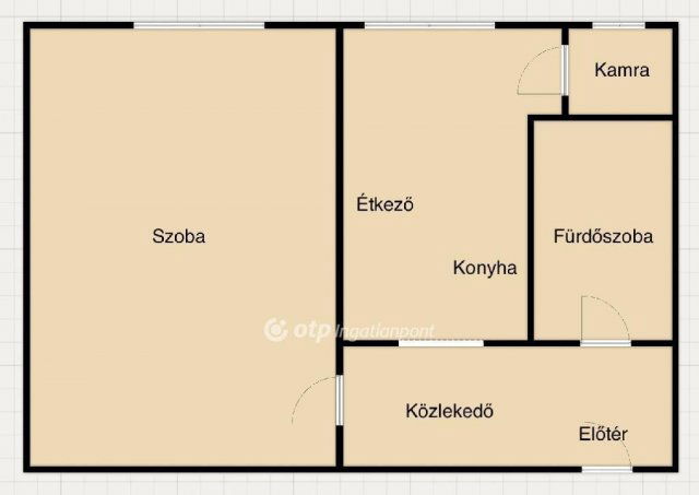 Eladó téglalakás, Miskolcon 23.2 M Ft, 1 szobás