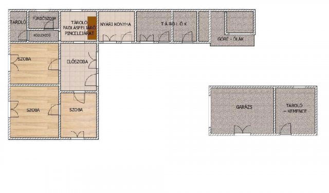 Eladó családi ház, Tömörkényen 8.9 M Ft, 2 szobás