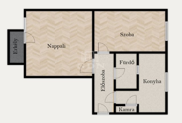 Eladó téglalakás, Budapesten, XI. kerületben 64.8 M Ft, 2 szobás