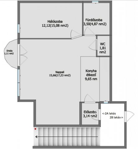 Eladó téglalakás, Törökbálinton 65 M Ft, 2 szobás