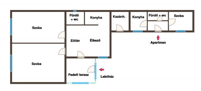 Eladó családi ház, Keszthelyen, Sopron utcában 69 M Ft