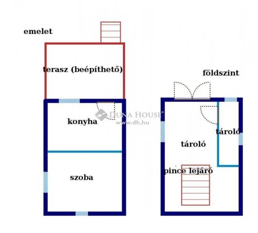 Eladó nyaraló, Tatabányán 8 M Ft, 1 szobás