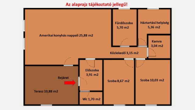 Eladó családi ház, Majosházán 69.9 M Ft, 3 szobás