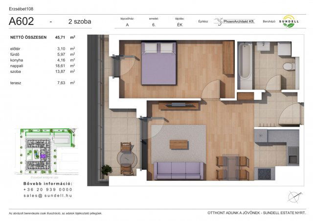 Eladó téglalakás, XIV. kerületben, Erzsébet királyné útján