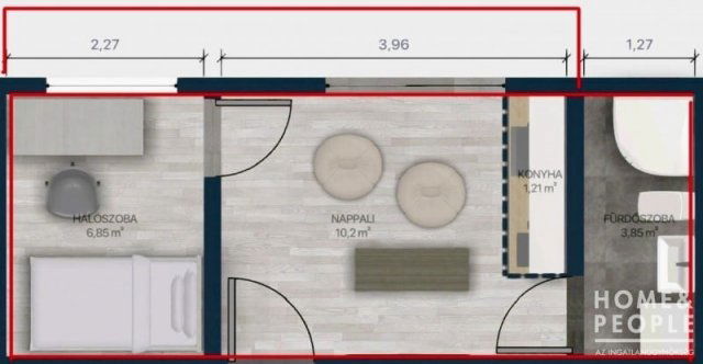 Eladó téglalakás, Szegeden 37.362 M Ft, 2 szobás