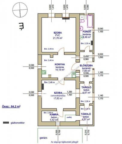 Eladó családi ház, Tiszafüreden 38 M Ft, 2 szobás