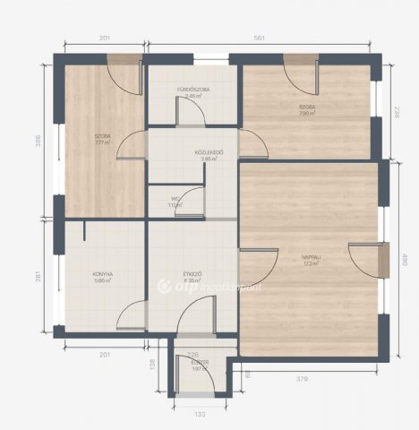 Eladó téglalakás, Budapesten, XIII. kerületben 78 M Ft