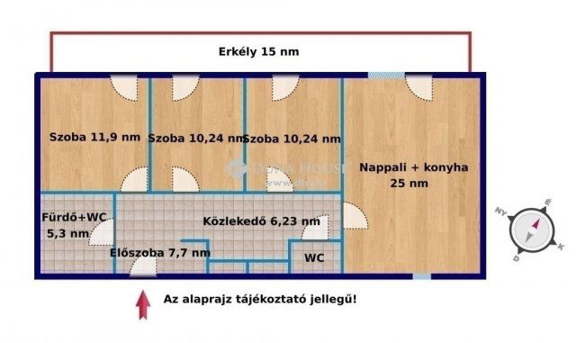 Eladó téglalakás, Budapesten, XIX. kerületben 88.4 M Ft