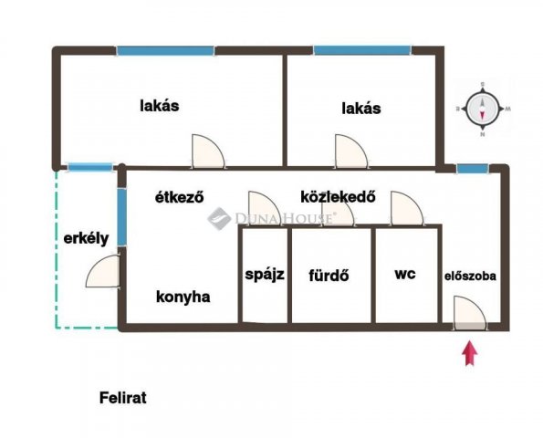 Eladó téglalakás, Kecskeméten 36.5 M Ft, 2 szobás