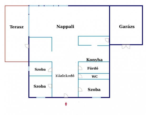 Eladó családi ház, Komádiban 54 M Ft, 1+2 szobás