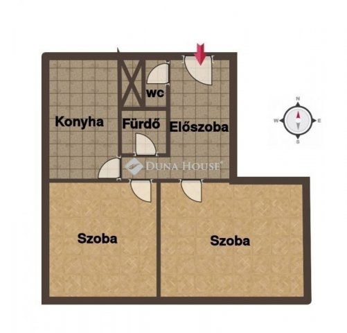 Eladó panellakás, Pécsett 38.9 M Ft, 2 szobás