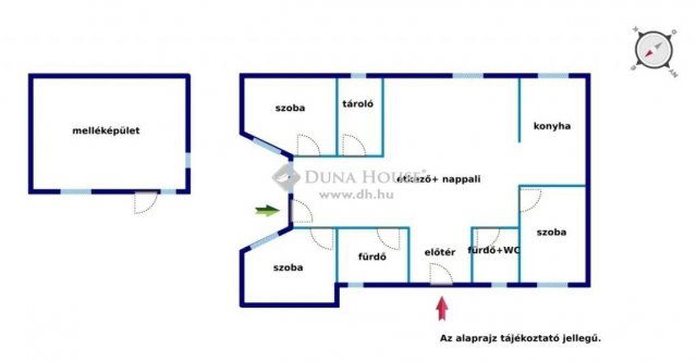 Eladó ikerház, Hernádon 49.9 M Ft, 4 szobás