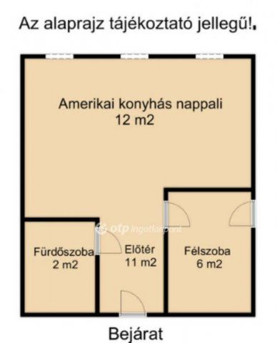 Eladó nyaraló, Győrött 31 M Ft, 1+1 szobás