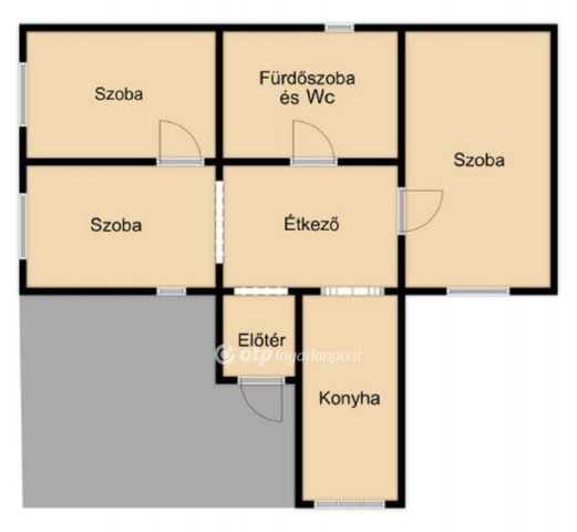 Eladó családi ház, Polgáron 24 M Ft, 3 szobás