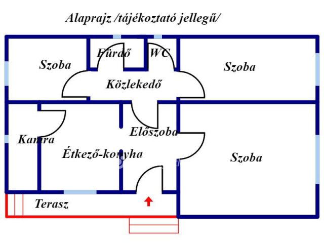 Eladó családi ház, Hajdúszováton 23 M Ft, 2+1 szobás