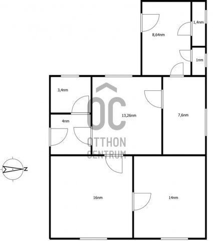 Eladó családi ház, Tolnán 34.9 M Ft, 3 szobás