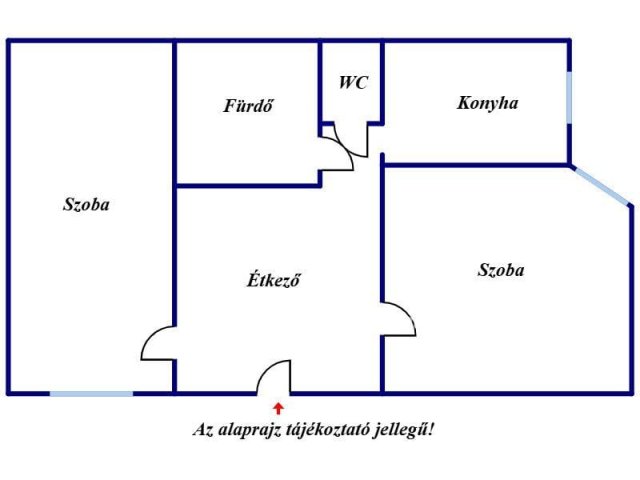 Kiadó téglalakás, albérlet, Szegeden 150 E Ft / hó, 2 szobás