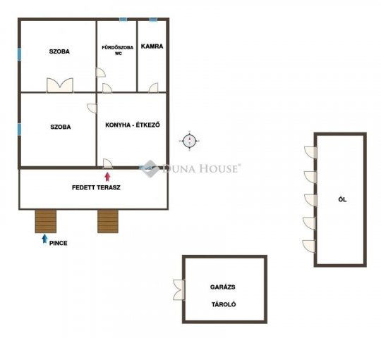 Eladó családi ház, Kecskeméten 54.9 M Ft, 2 szobás