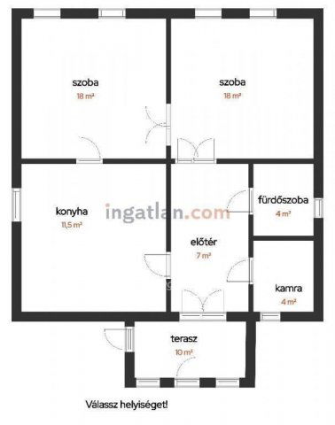 Eladó családi ház, Kálban 16.5 M Ft, 2 szobás