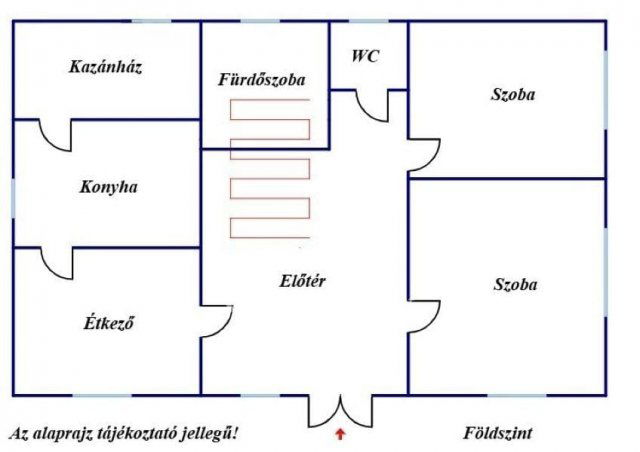 Eladó családi ház, Csépán 6.6 M Ft, 4 szobás