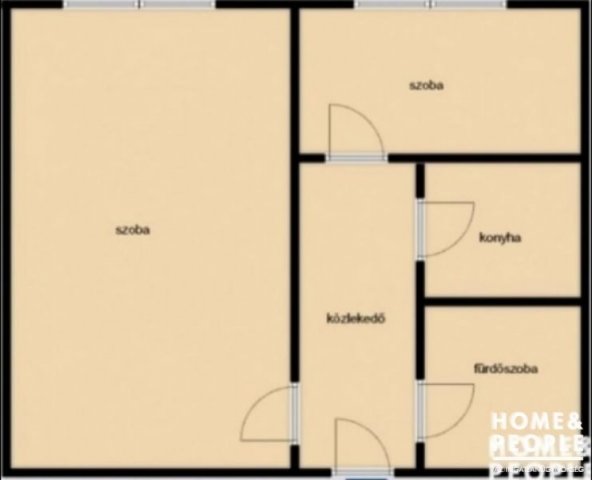 Eladó téglalakás, Szegeden 37.5 M Ft, 1+1 szobás