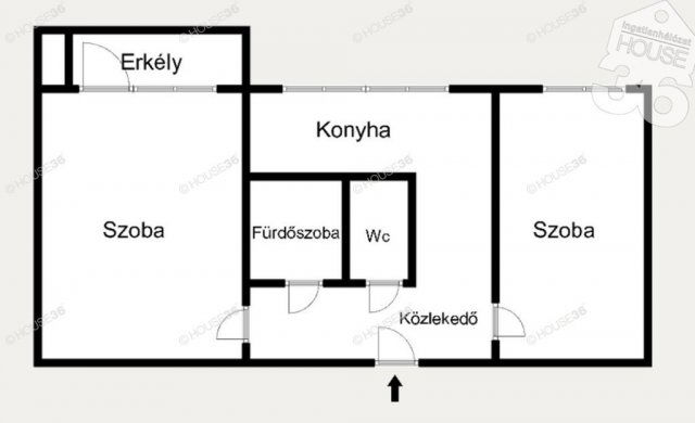 Eladó panellakás, Kiskunfélegyházán 32.9 M Ft, 2 szobás
