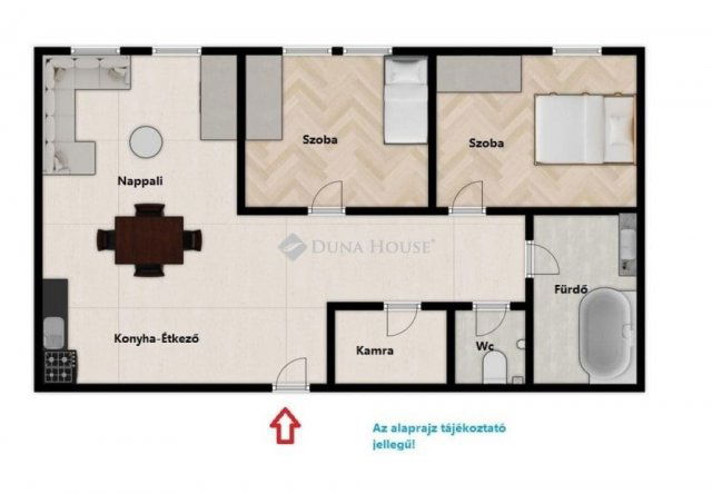 Eladó téglalakás, Kapuváron 52.8 M Ft, 3 szobás