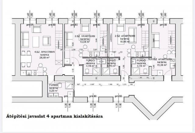 Eladó téglalakás, Budapesten, VI. kerületben 150 M Ft, 4 szobás
