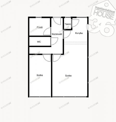 Eladó téglalakás, Kecskeméten 48.99 M Ft, 2 szobás
