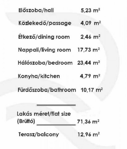 Eladó téglalakás, Budapesten, XIII. kerületben 129.77 M Ft