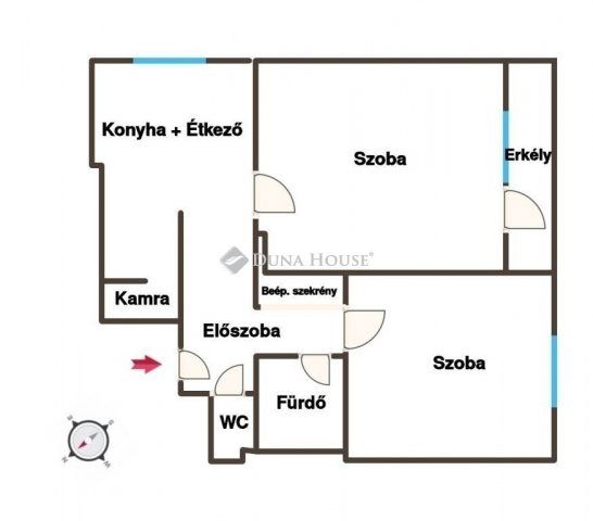 Eladó téglalakás, Budapesten, XXII. kerületben 88.5 M Ft